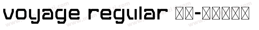 voyage regular 字体字体转换